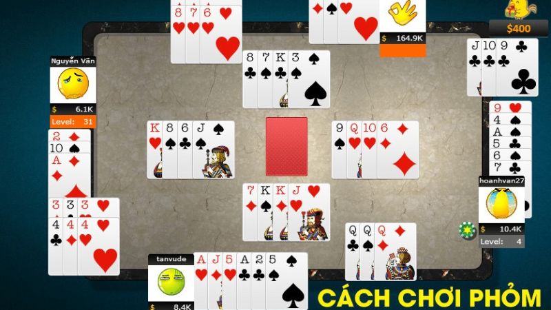 Cách chơi Phỏm 8 Lá