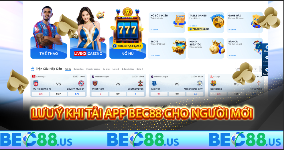 Lưu ý khi tải app BEC88 cho người mới